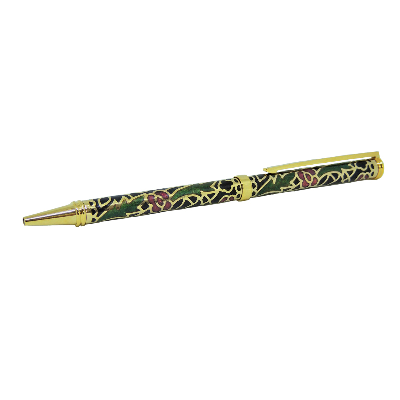 Enamel handle gift pen